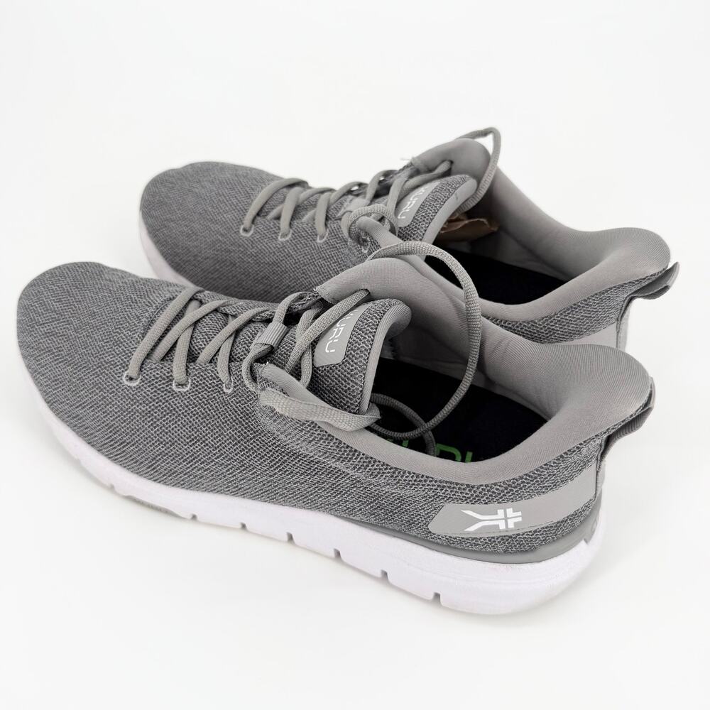 KURU FLEX Via Men’s Athletic Sneakers – Grey Knit – Size 11M Orthopedic Support - Picture 4 of 10